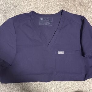 Figs Purple Jam Scrub Top
